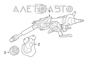 Mazda6 03-08 steering column