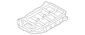 Engine half-pan Audi A6 C7 16-18 rest 2.0