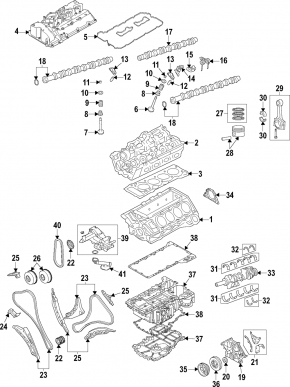 Cylinder head assembly BMW X7 G07 19-20 4.4T N63B44D AWD left