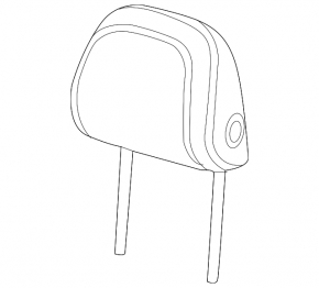 Driver's seat headrest for Volkswagen ID.4 23-25 dark gray