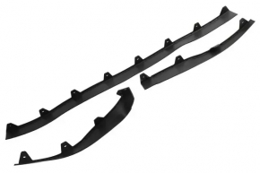 Front bumper lip extension left Chevrolet Volt 11-15 rubber torn