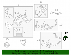 Nissan Leaf 13-17 Electric Charging Port Lock