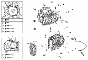 Automatic transmission housing Toyota Highlander 20-22 3.5