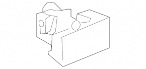 Negative terminal of the Honda Accord battery 18-22