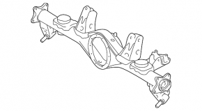 Rear axle Lexus GX470 03-09