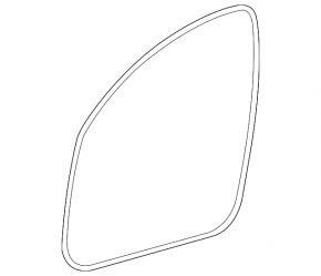 Door seal front left Lexus GS300 GS350 GS430 GS450h 06-11