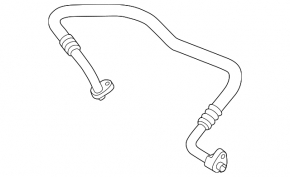 Air conditioning pipe compressor-heater BMW i4 22-26 M50, 23-24 eDrive35, 23-23 eDrive40, 24-26 xDrive40