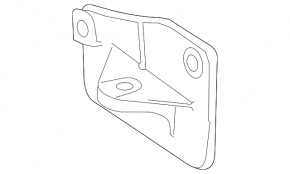 Mudguard threshold rear left Lexus CT200h 11-17