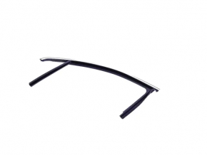 Upper front right door molding Jeep Compass 17- chrome with glass seal