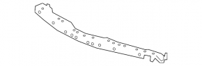Front bumper center mount, metal, Acura RDX 19-25