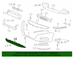 Front Bumper Guard Honda Accord 18-22 hybrid