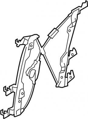 Window lifter with motor front right Infiniti Q50 14-20