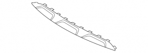 Front bumper lip Mercedes X167 GLS 450 580 20-23 AMG pkg