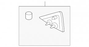 Mazda CX-30 20 Front Right Door Triangle - Matte