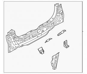 Rear panel Mazda CX-30 20-