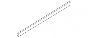 Lower front left door trim for Mazda6 03-08