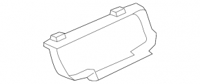 Rear Bumper Bracket Central Ford Mustang mk6 18-23