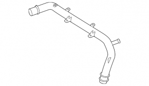 Cooling system pipe metal Ford Explorer 20-24 3.0T