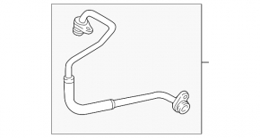 Audi Q5 80A 21-24 MHEV Turbo Oil Supply Pipe