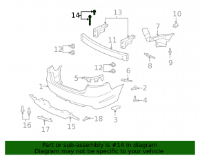 Front Engine Mount Bracket Bolt 3pcs Chevrolet Volt 16-