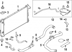 Radiator cooling water Nissan Altima 19-24 2.5