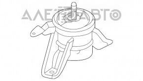 Engine mount right Hyundai Sonata 15-17 1.6T OEM