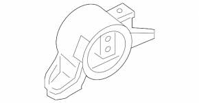Left engine mount for Kia Forte 4D 2017-2018, 2.0 AT