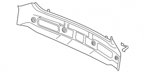Rear panel Chevrolet Volt 11-15 2 parts dented
