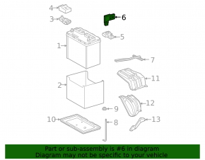 Battery charge sensor Lexus GS450h 06-11