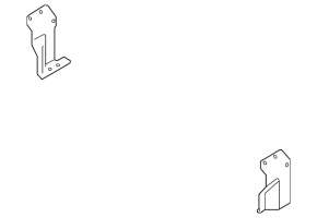 Diffuser bracket right Volvo XC60 18-23
