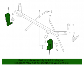 Diffuser bracket right Volvo XC60 18-23