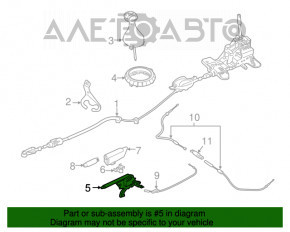 Parking brake lever Mini Cooper F56 3d 14-23