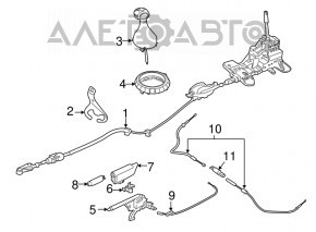 Parking brake lever Mini Cooper F56 3d 14-23
