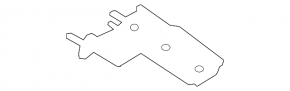 Left tailgate hinge for BMW X2 F39 18-23