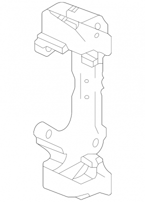Front left brake caliper bracket for Honda Accord 18-25