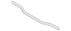 Rear center hood seal for Audi E-Tron 19-23 on the windshield wiper grille