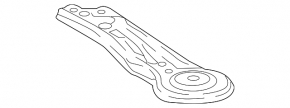Rear subframe lug, rear right, Toyota Camry v70 18-24 FWD
