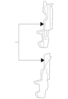 Left radiator deflector on a 2015 Toyota Venza