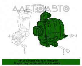 Generator Jeep Compass 17-2.4