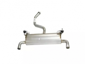 Muffler rear part with barrel Jeep Cherokee KL 19- 3.2 AWD 2 pipes