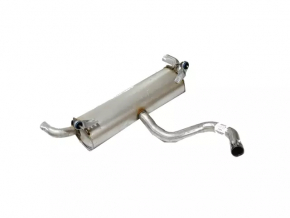 Muffler rear part with barrel Jeep Cherokee KL 19- 3.2 AWD 2 pipes