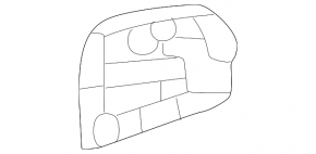 Plug outer handle front right Toyota Rav4 19-