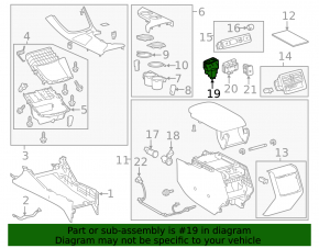 Seat Heating Control Toyota Avalon 13-18
