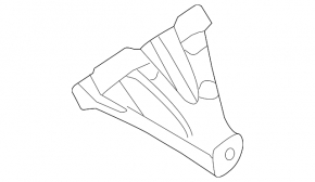 Engine mount bracket left Audi Q5 8R 13-17 3.0 tfsi