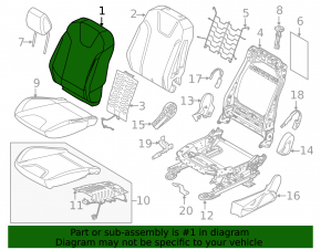 Ford Focus mk3 passenger seat wiring 15-18