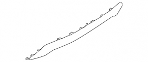 Rear bumper center lip for Land Rover Discovery 21-23 rest.