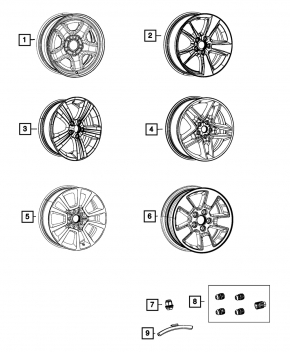Wheel disk R16 Jeep Patriot 11-17 type 1 iron