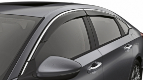 Set of wind deflectors Honda Accord 18-22 dent on the front right molding