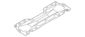 Rear bumper protection for Volkswagen ID.4 21-25