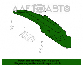 Mercedes W221 trunk lid trim